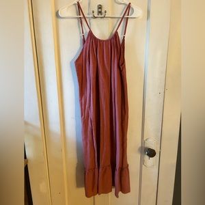 Kona Sol Gauze Midi Dress